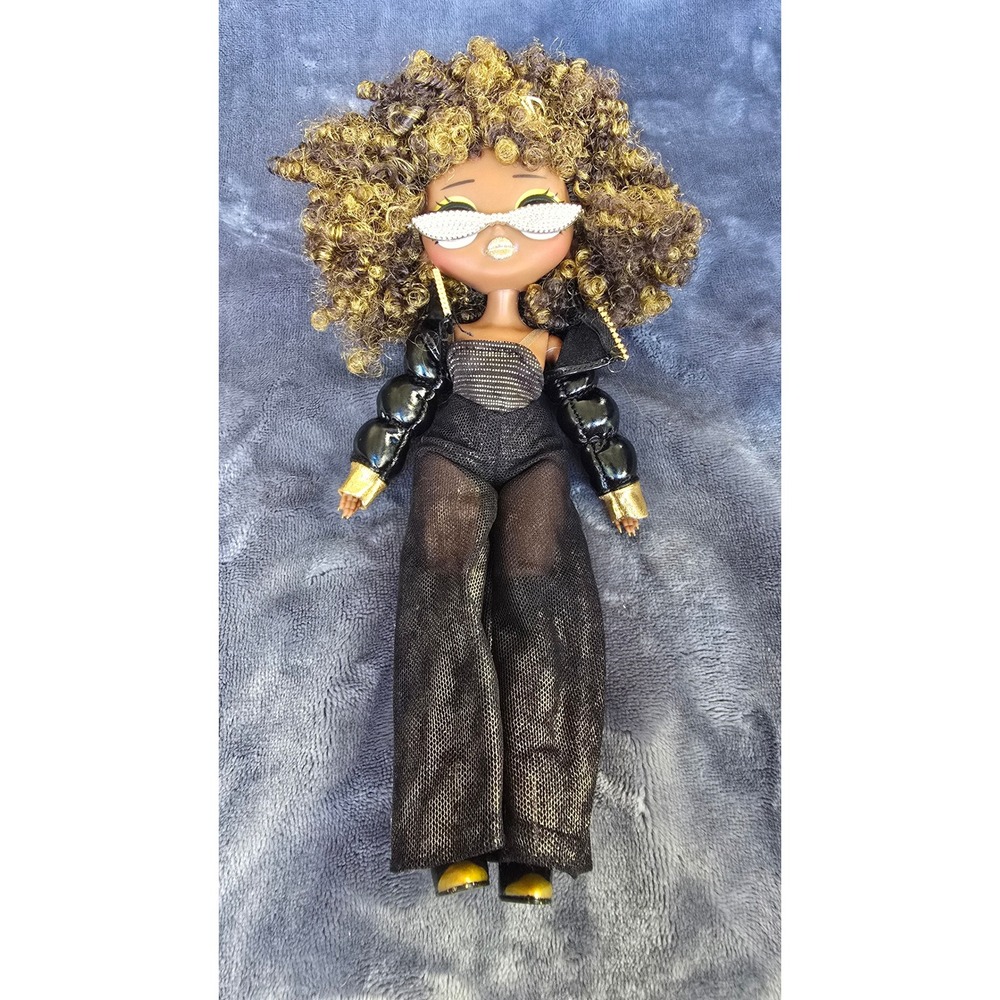 LOL Surprise OMG Da Boss Fashion Doll Gold Black Outfit MGA 2019 Sunglasses